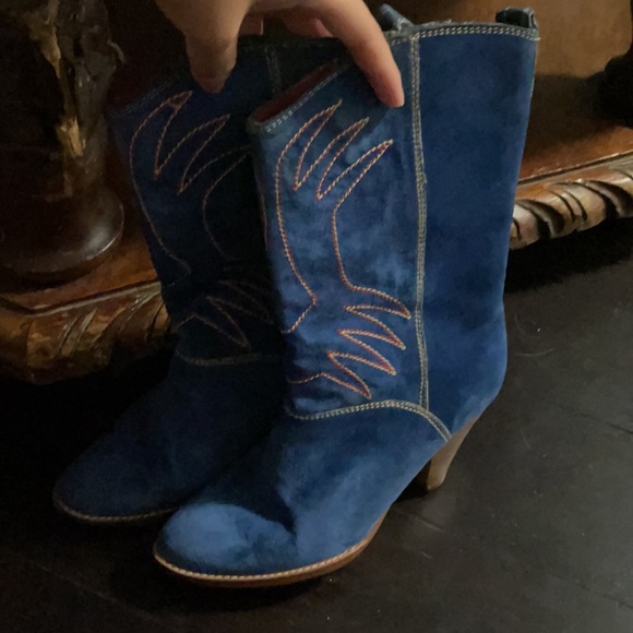 COPY - Blue western boots from Az - Picture 2 of 4